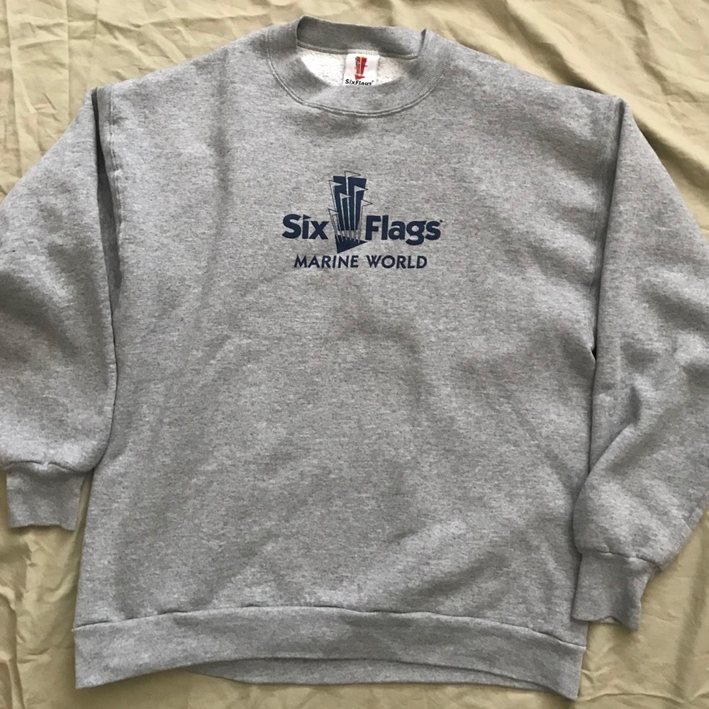 Six flags marine world sweater